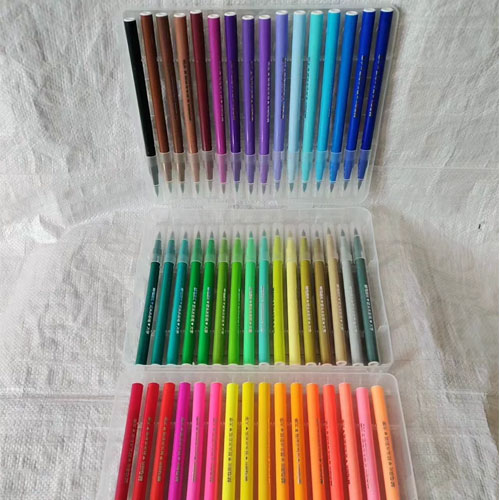 特价出十几盒 晨光(Mamp;G)文具48色软头水彩笔 特价出十几盒 晨光(Mamp;G)文具48色软头水彩笔